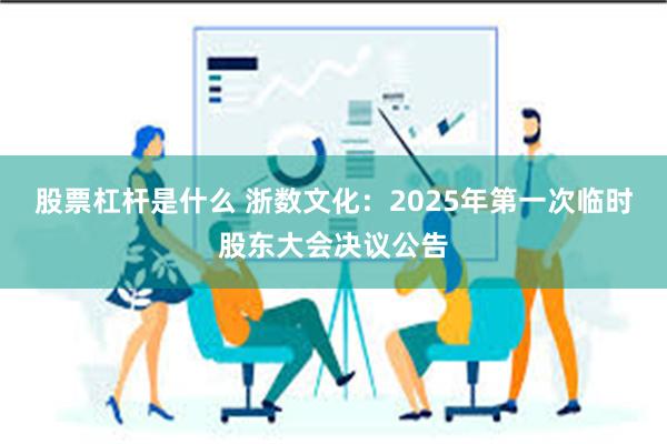 股票杠杆是什么 浙数文化：2025年第一次临时股东大会决议公告