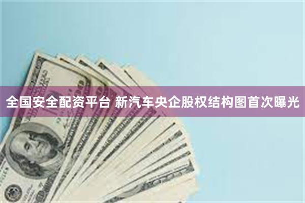 全国安全配资平台 新汽车央企股权结构图首次曝光